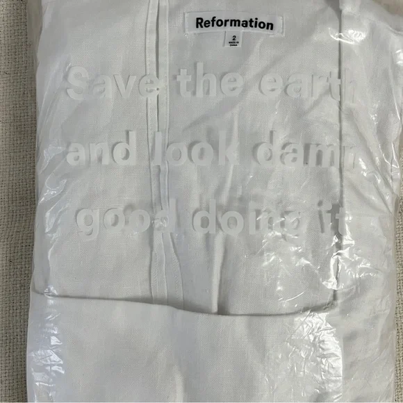 Reformation Pacome Linen Dress | NWT | Size 2 - Picture 6 of 7